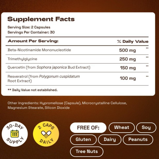 Premium NAD+ 4-in-1 Dietary Supplement Buy 2 Get 15 % off